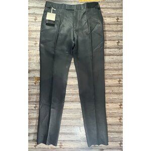 TOM FORD 100% Linen Trousers color black Size 54 / L US Pants 610049